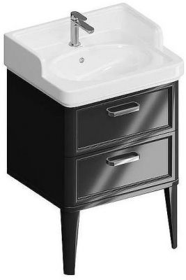 Тумба под раковину Kerama Marazzi Pompei 60 PO.M.60.2\BLK цвет Белый глянцевый