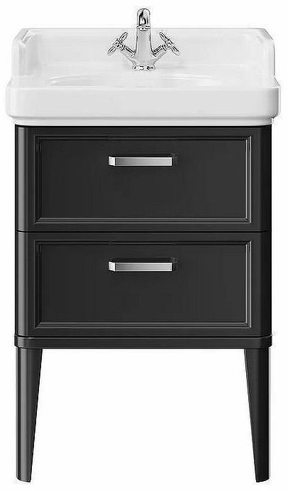 Тумба под раковину Kerama Marazzi Pompei 60 PO.M.60.2\BLK цвет Белый глянцевый