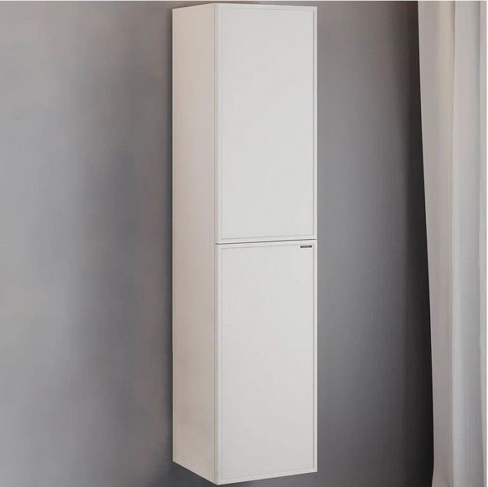 Шкаф пенал Comforty Мадрид 40 00-00017855 подвесной Серый шелк