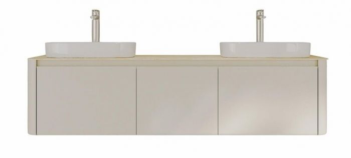 Тумба с раковиной Black&White Universe U916.1600-2 160 9161600-2 цвет Beige glossy