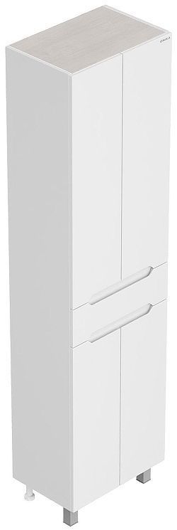 Шкаф пенал Onika Айленд 50 405003 цвет Белый