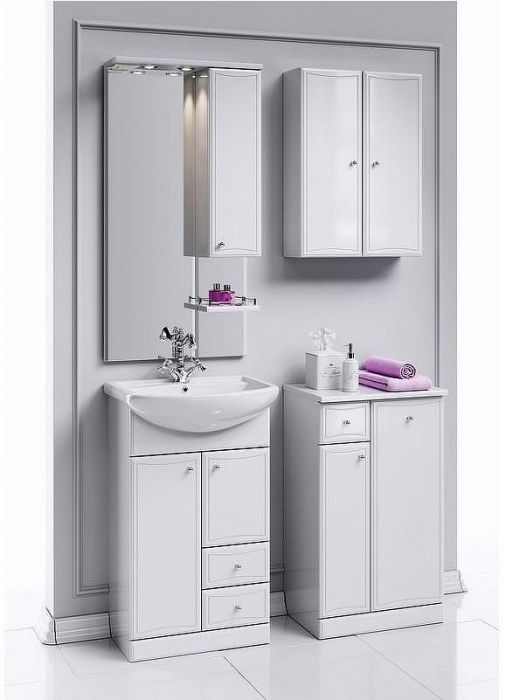 Тумба Aqwella Барселона 50 Ba.03.05 Белая