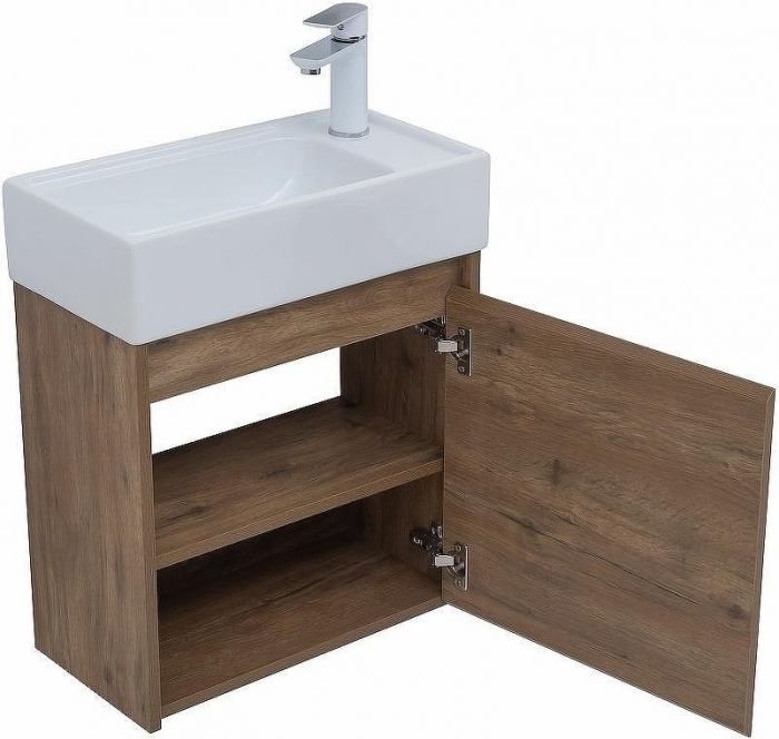 Комплект мебели для ванной Aquanet Nova Lite 50 302530 подвесной Дуб рустикальный