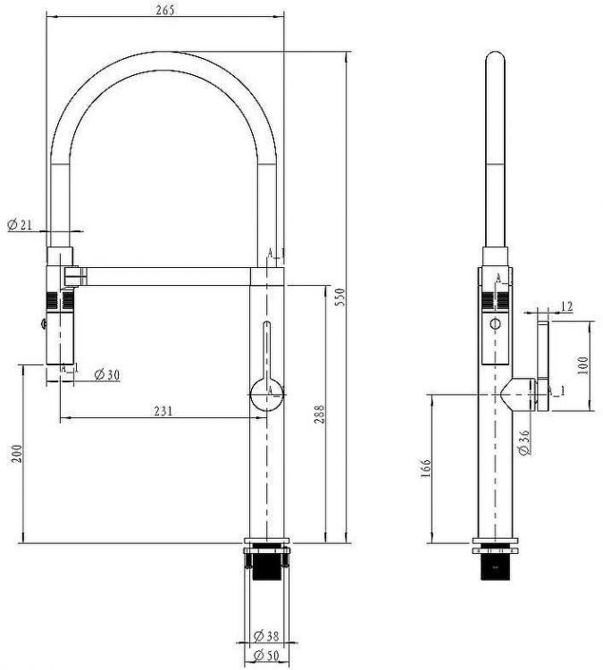 Смеситель для кухни Paulmark Leader Le214101-CR Хром Смеситель для кухни Paulmark Leader Le214101-CR Хром