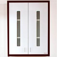 Подвесной шкаф Бриклаер Бали 60 4627125411977 Венге Белый глянцевый