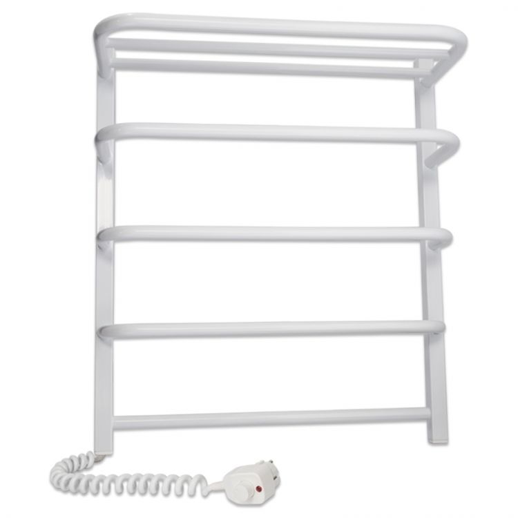 Полотенцесушитель электрический Laris Стандарт с полочкой П5 66х50 белый