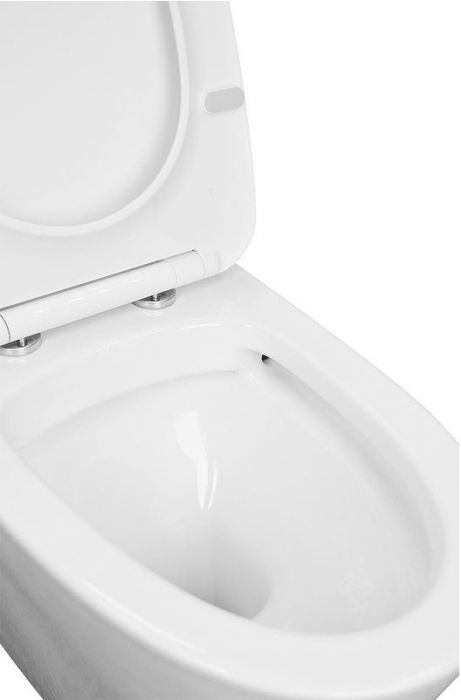 Унитаз моноблок Creo Ceramique One ON0101 цвет Белый с сиденьем Микролифт
