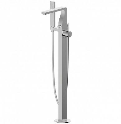 Смеситель для ванны Bravat Arc F66061C-B3-ENG напольный Хром
