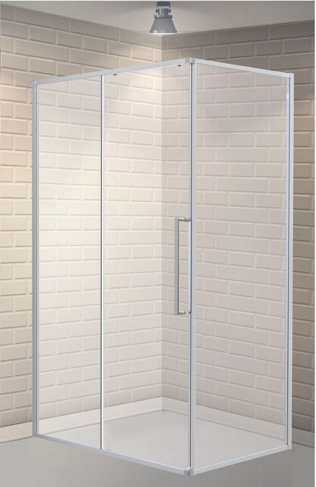 Душевой уголок Esbano Surf 100x80 ESOGS108PSC профиль Хром стекло прозрачное