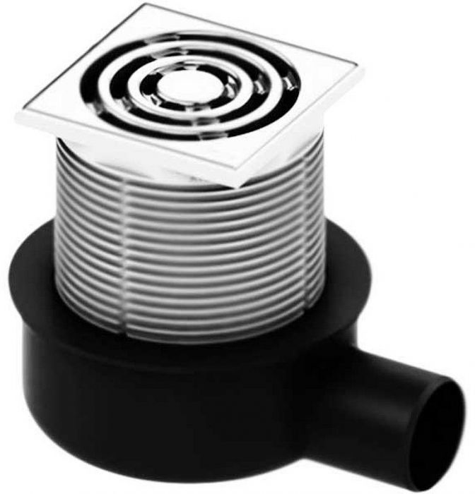 Душевой трап Tece Drainpoint S50 3601050 низкий горизонтальный с декоративной решеткой без фланца