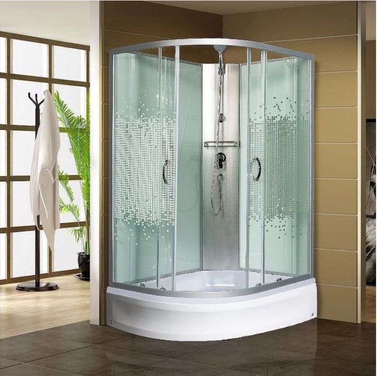 Душевая кабина Мономах Б/К 120x80x24 МЗ R 10000005812 без гидромассажа