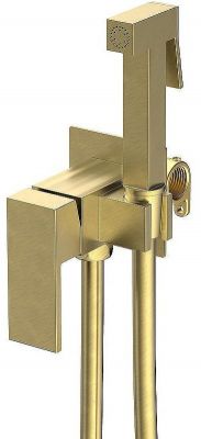 Гигиенический душ со смесителем Splenka S98.52.03 Золото матовое