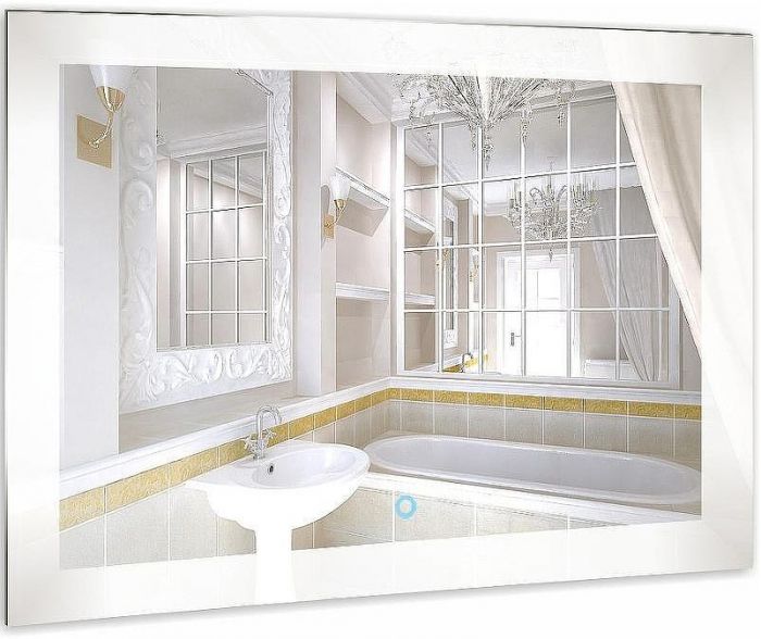 Зеркало Relisan Linda 800х600 Гл000024320 с подсветкой с сенсорным выключателем