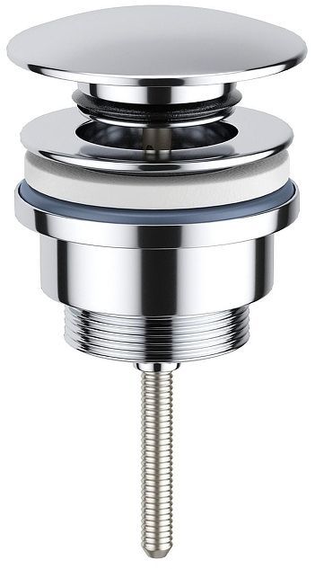 Донный клапан Wellsee Drainage System 182139000 click-clack цвет Хром