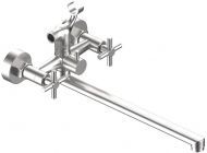 Смеситель для ванны ESKO Astana AA31 универсальный цвет Нержавеющая сталь