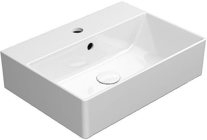 Раковина GSI Kube X 50 9447111 Белая