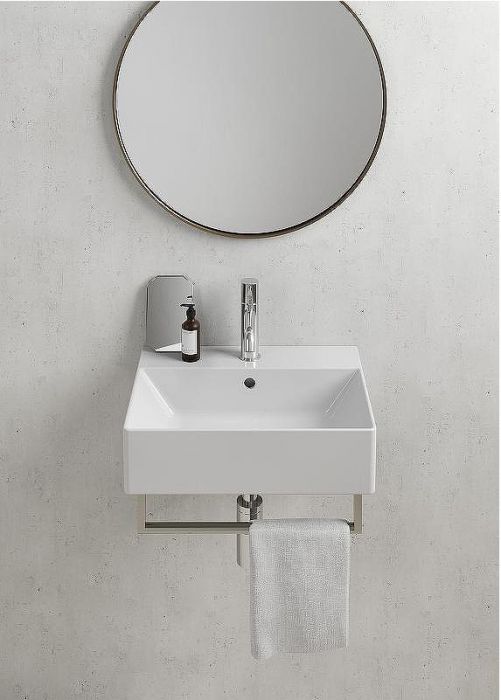 Раковина GSI Kube X 50 9447111 Белая