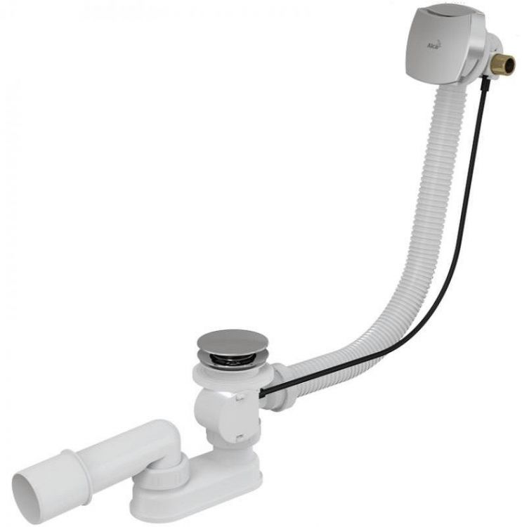 Слив-перелив Alcaplast A564CRM1 полуавтомат Белый Хром