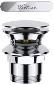 Слив-перелив Wellsee Useful Extras 231921000 click-clack цвет Хром