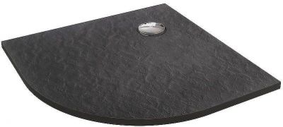 Душевой поддон из искусственного камня Jacob Delafon Tolbiac 90x90 E6D329RU-NGM Черный матовый