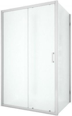 Душевой уголок New Trendy New Varia Chrome 120х80 D-0190A/D-0104B профиль Хром стекло прозрачное
