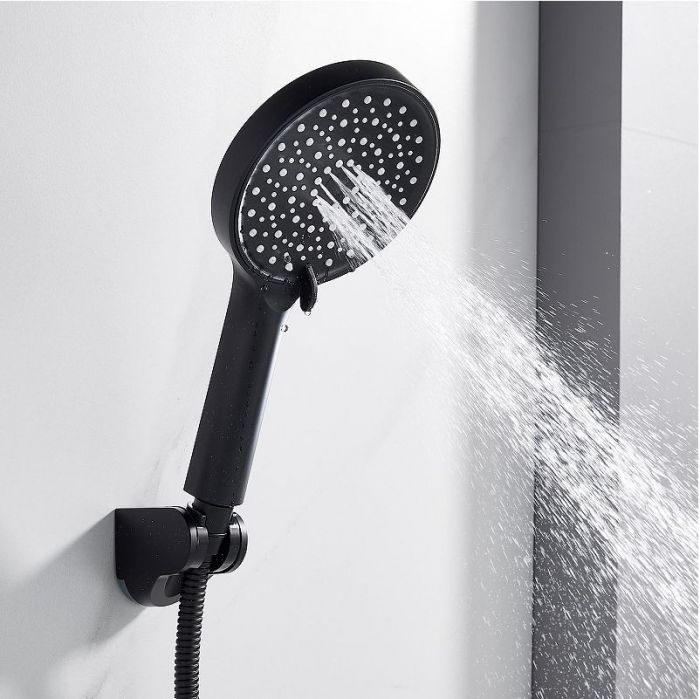 Смеситель для ванны Shevanik S43H S4322H универсальный цвет Черный