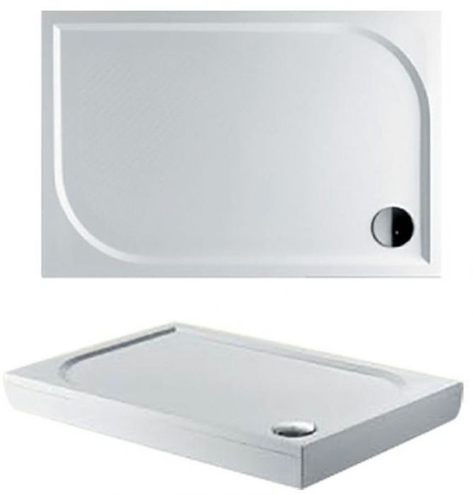 Душевой поддон из искусственного камня Riho Kolping 80x120 D004008005 (DB3300500000000) Белый с антискользящим покрытием