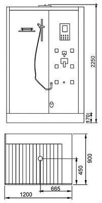 Душевая кабина Eago DZ959 F8 R Душевая кабина Eago DZ959 F8 R