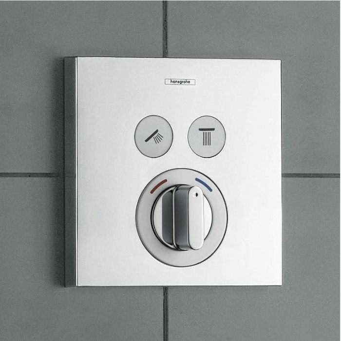 Смеситель для душа Hansgrohe ShowerSelect 15768000 с термостатом Хром