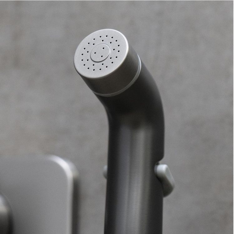 Гигиенический душ со смесителем Lemark Bronx LM3740GM c термостатом цвет Графит Гигиенический душ со смесителем Lemark Bronx LM3740GM c термостатом цвет Графит