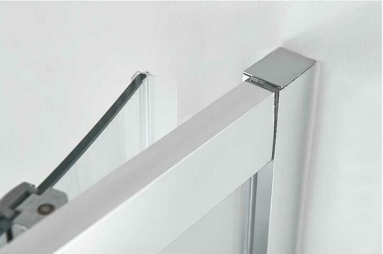 Душевой уголок Vincea Alpha 80x80 VSQ-3AL800MT профиль Хром стекло текстурное