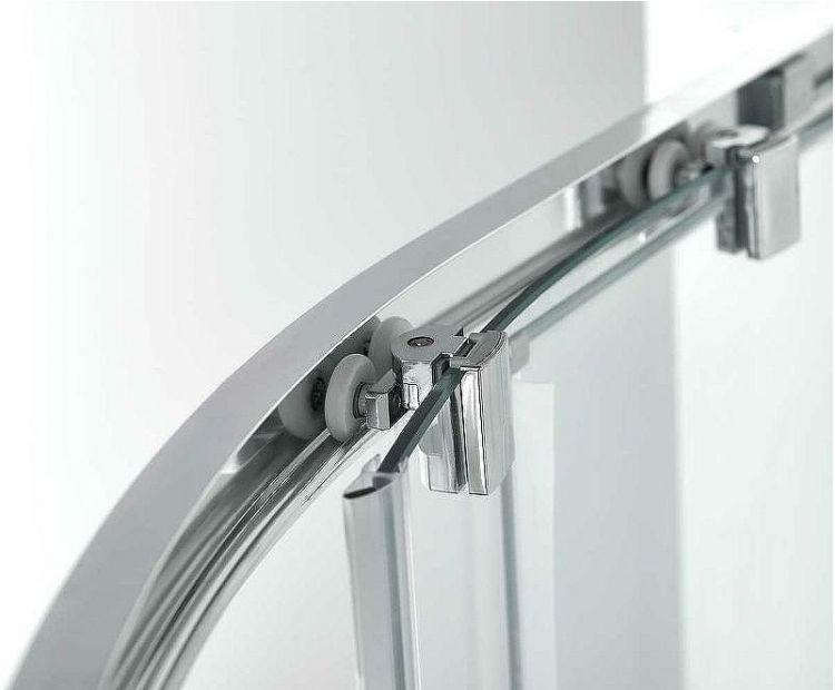 Душевой уголок Vincea Alpha 80x80 VSQ-3AL800MT профиль Хром стекло текстурное