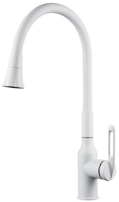 Смеситель для кухни Raffine F303C-1 цвет Белый