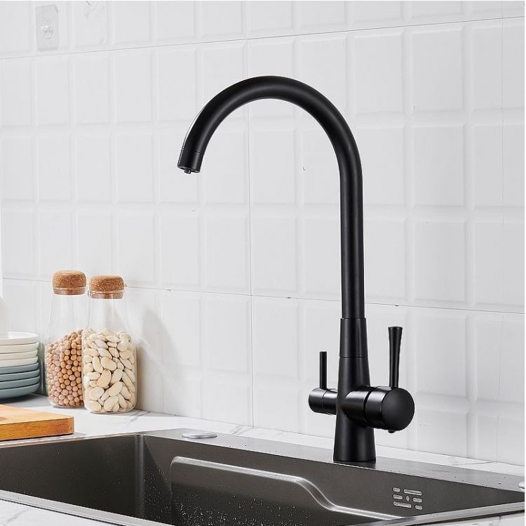 Смеситель для кухни Shevanik S428H цвет Черный