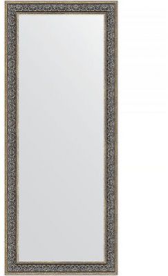 Зеркало Evoform Definite Floor 204х84 BY 6030 в багетной раме - Вензель серебряный 101