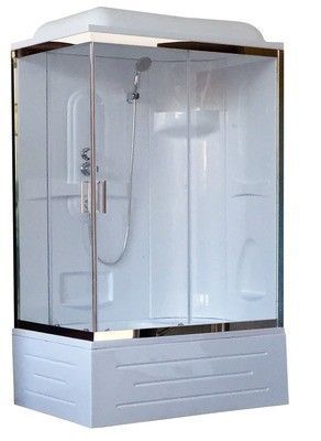Душевая кабина Royal Bath RB 8100BP1-T-CH (прозрачное) правая