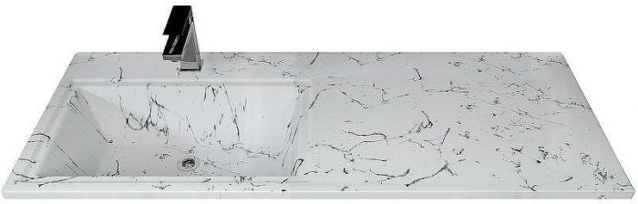 Раковина Stella Polar Мадлен 120 L SP-00001071 на стиральную машину Белый мрамор