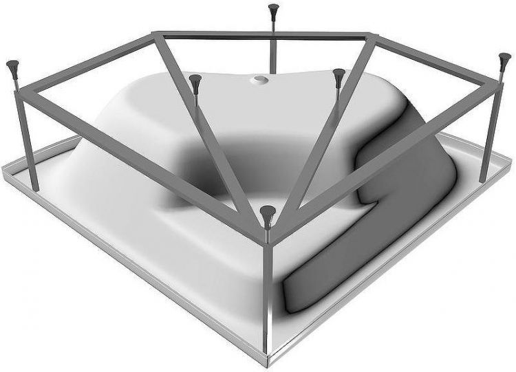 Акриловая ванна Vayer Iryda 150x150 Гл000006822 без гидромассажа Акриловая ванна Vayer Iryda 150x150 Гл000006822 без гидромассажа