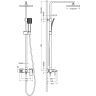 Душевая система Timo Selene SX-1030/03 черный