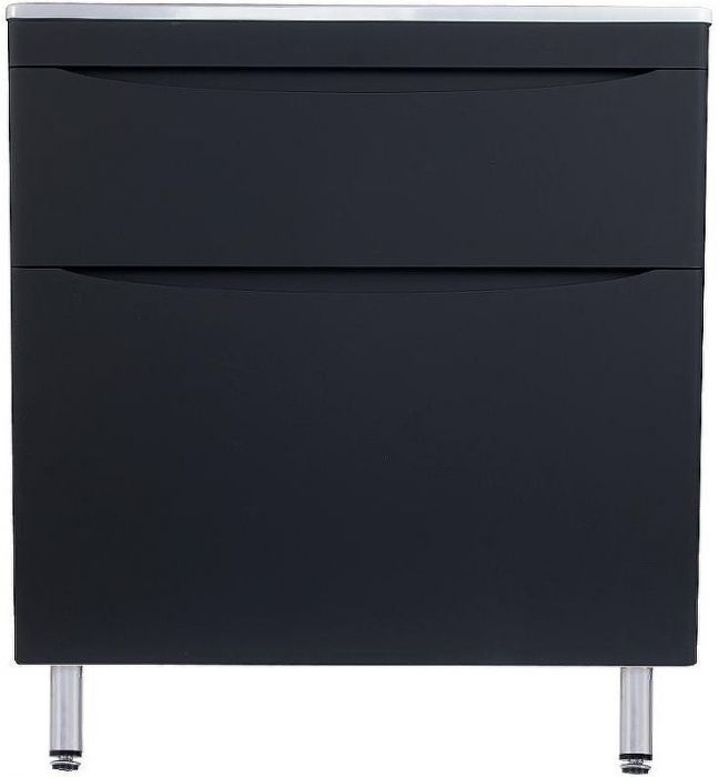 Тумба под раковину Style Line Бергамо 80 СС-00002313 Черная антискрейч