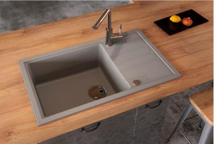 Кухонная мойка Alveus Granital Intermezzo 130 Beige G55 780x480x200 1117048 Бежевая