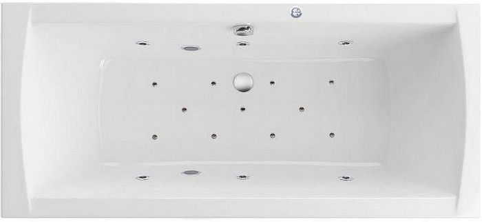 Акриловая ванна Excellent Aquaria Lux 180x80 WAEX.AQU18.RELAX.CR с гидромассажем