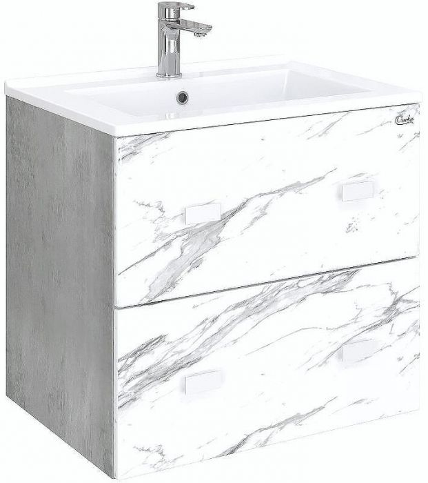 Тумба под раковину Onika Марбл 65.13 106548 подвесная Мрамор Камень бетонный