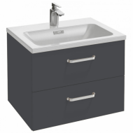 Тумба под раковину Jacob Delafon Vox 60 см EB2080-R1-442 серый антрацит лак