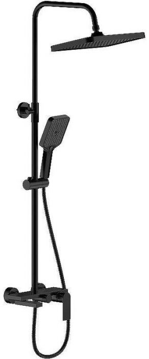 Душевая система Belz B678-7 B24678-7 Черная матовая