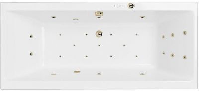 Акриловая ванна Excellent Pryzmat 180x80 WAEX.PRY18.ULTRA.BR с гидромассажем