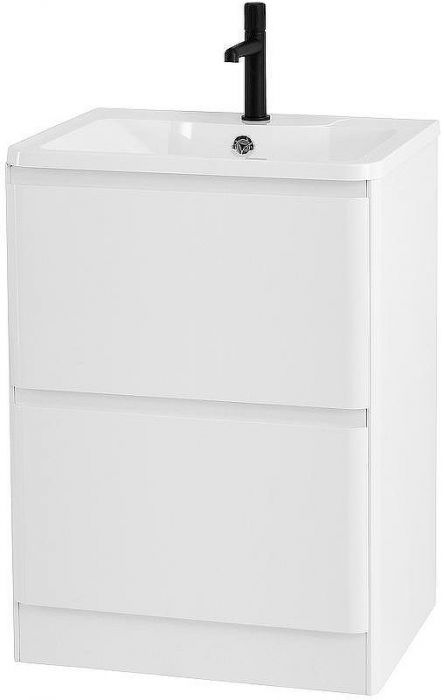 Тумба под раковину BelBagno 60 ALBANO-600-2C-PIA-BL Bianco Lucido