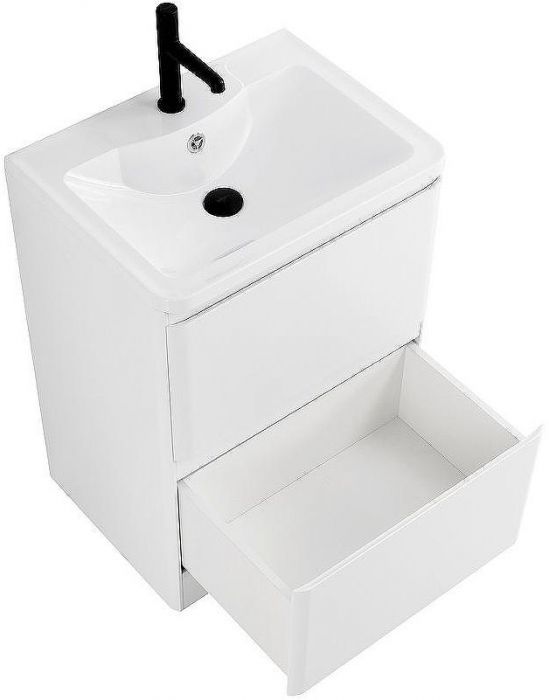 Тумба под раковину BelBagno 60 ALBANO-600-2C-PIA-BL Bianco Lucido