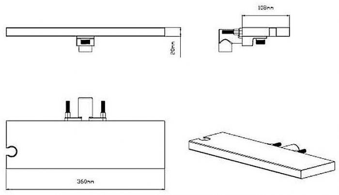 Душевая система Vincea Inspire VSFW-4I212RCH Хром