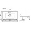 Накладная раковина CERAMICANOVA Element 810x465x180 мм CN7005